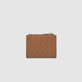 Lily Woven Wallet Tan