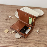 Lily Woven Wallet Tan