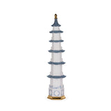 57 CM BLUE AND WHITE PAGODA - Pure Apotheca