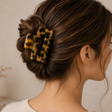Tortoise Shell Hair Clip Brown