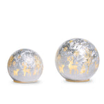 6" Lighted Forest Scene Orbs Set/2 - Pure Apotheca