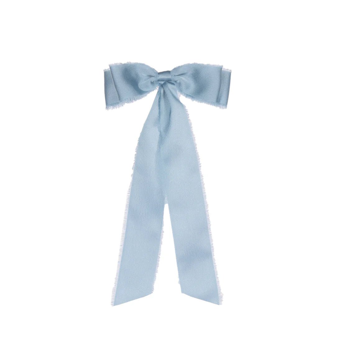6 PK BLUE RAW SATIN BOWS - Pure Apotheca