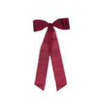 6 PK BURGUNDY RAW SATIN BOWS - Pure Apotheca