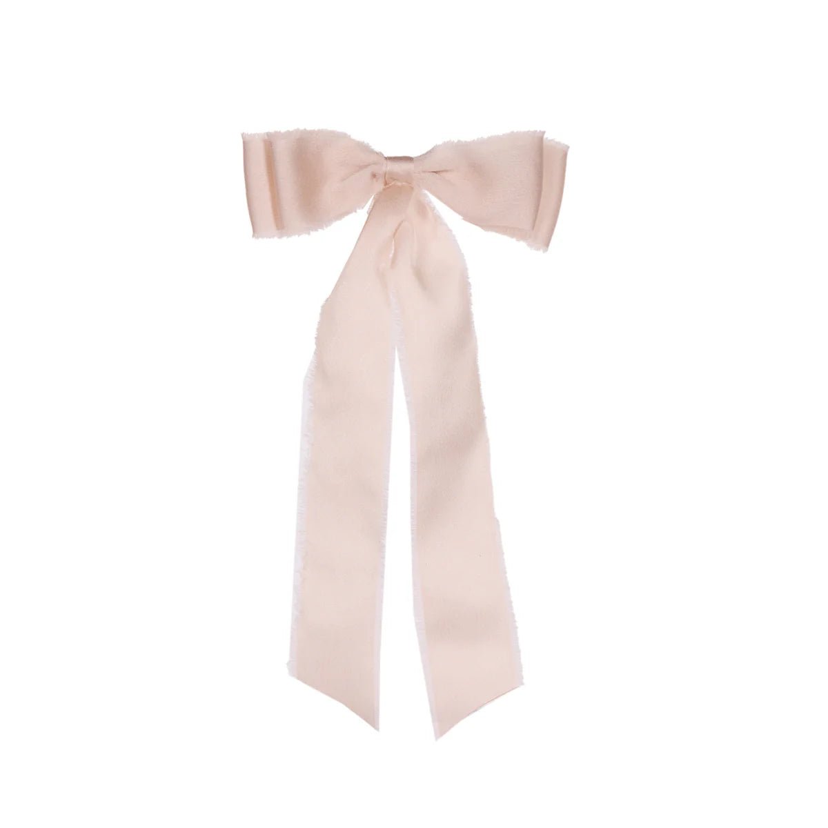 6 PK CHAMPAGNE RAW SATIN BOWS - Pure Apotheca