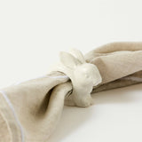 White Bunny Napkin Ring
