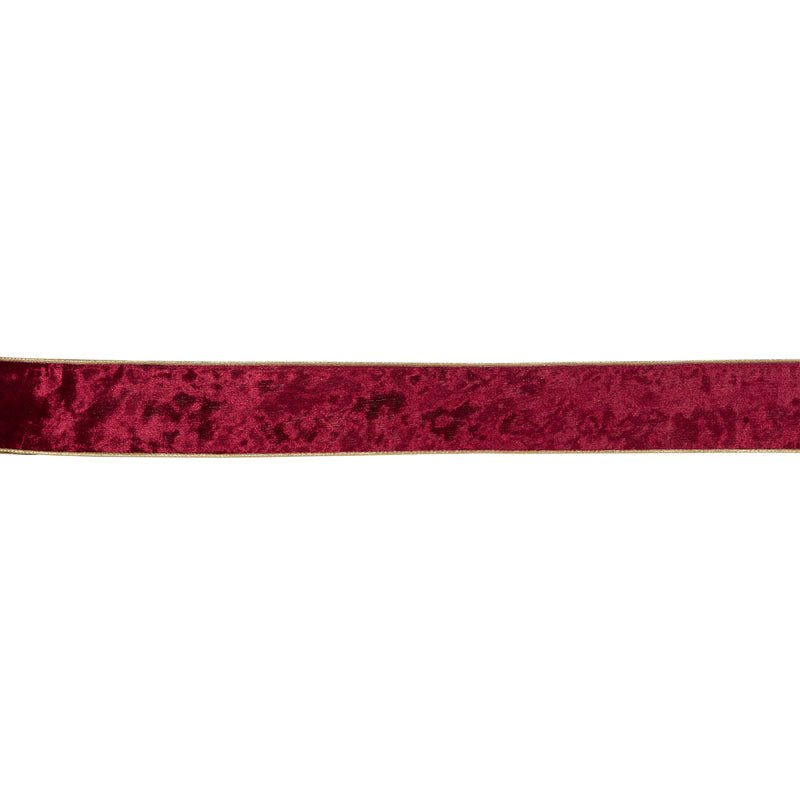 6.3 CM BURGUNDY VELVET RIBBON - Pure Apotheca