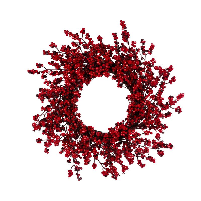 65 CM RED BERRY WREATH - Pure Apotheca