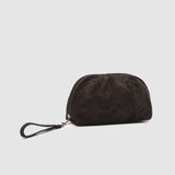 Sarski Makeup Bag Suedette Chocolate