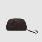 Sarski Makeup Bag Suedette Chocolate