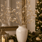 68cm Pearl And Gold Leaf Spray - Pure Apotheca