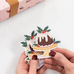 6pk Christmas Gift Tags - Christmas Pudding - Pure Apotheca