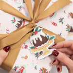 6pk Christmas Gift Tags - Christmas Pudding - Pure Apotheca
