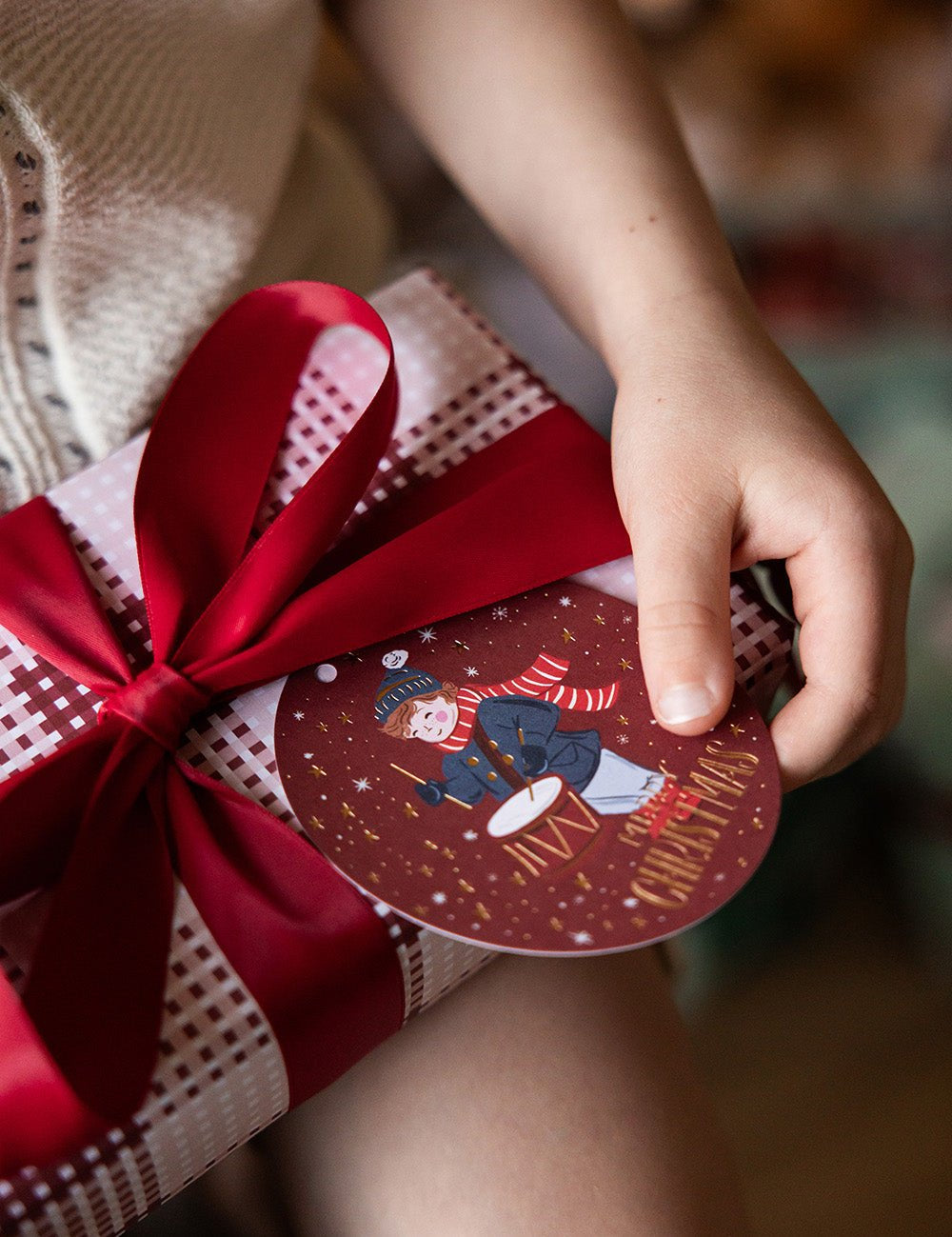 6pk Christmas Gift Tags - Drummer Boy - Pure Apotheca