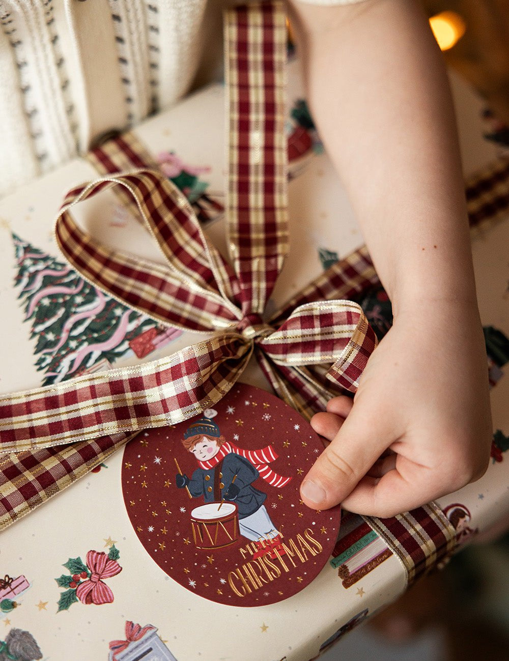 6pk Christmas Gift Tags - Drummer Boy - Pure Apotheca