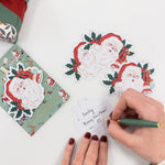 6pk Christmas Gift Tags - Jingle Bells Santa - Pure Apotheca