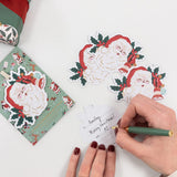 6pk Christmas Gift Tags - Jingle Bells Santa - Pure Apotheca