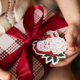 6pk Christmas Gift Tags - Jingle Bells Santa - Pure Apotheca
