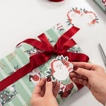 6pk Christmas Gift Tags - Jingle Bells Santa - Pure Apotheca