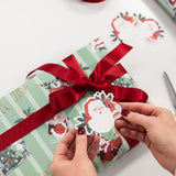 6pk Christmas Gift Tags - Jingle Bells Santa - Pure Apotheca