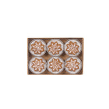 6/PK GINGERBREAD SNOWFLAKE TEALIGHTS - Pure Apotheca