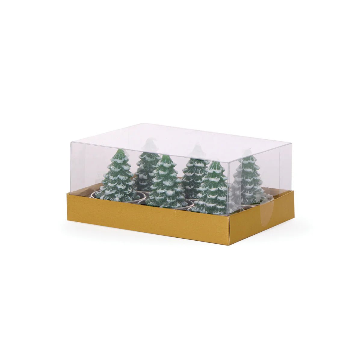 6/PK GREEN TREE TEALIGHTS - Pure Apotheca