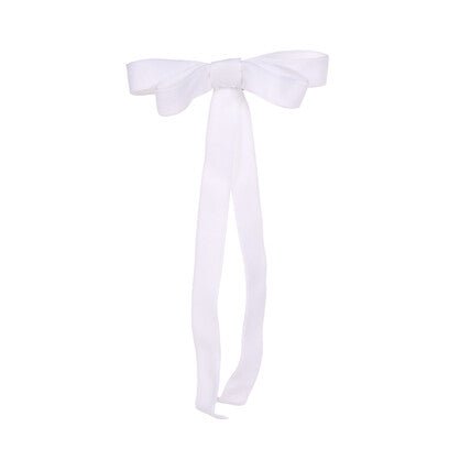 6PK WHITE VELVET CLASSIC BOWS - Pure Apotheca