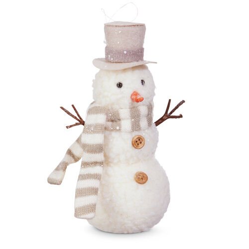 7" Whimsical Snowman Hanging Ornament - Pure Apotheca
