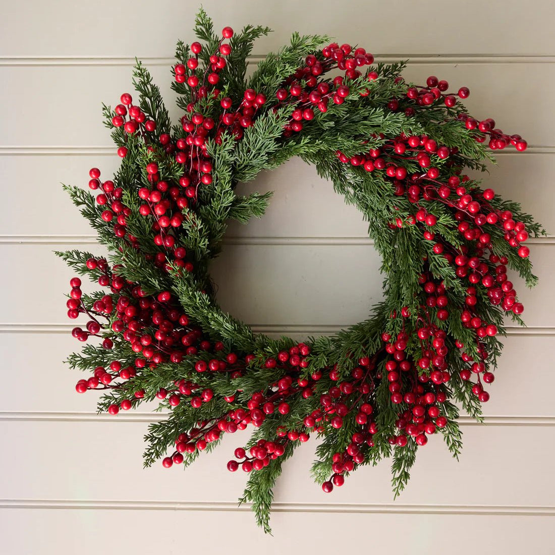 71CM LUXE JUNIPER AND BERRY WREATH - Pure Apotheca