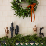 76 CM LUXE FOLIAGE WREATH WITH BOW - Pure Apotheca