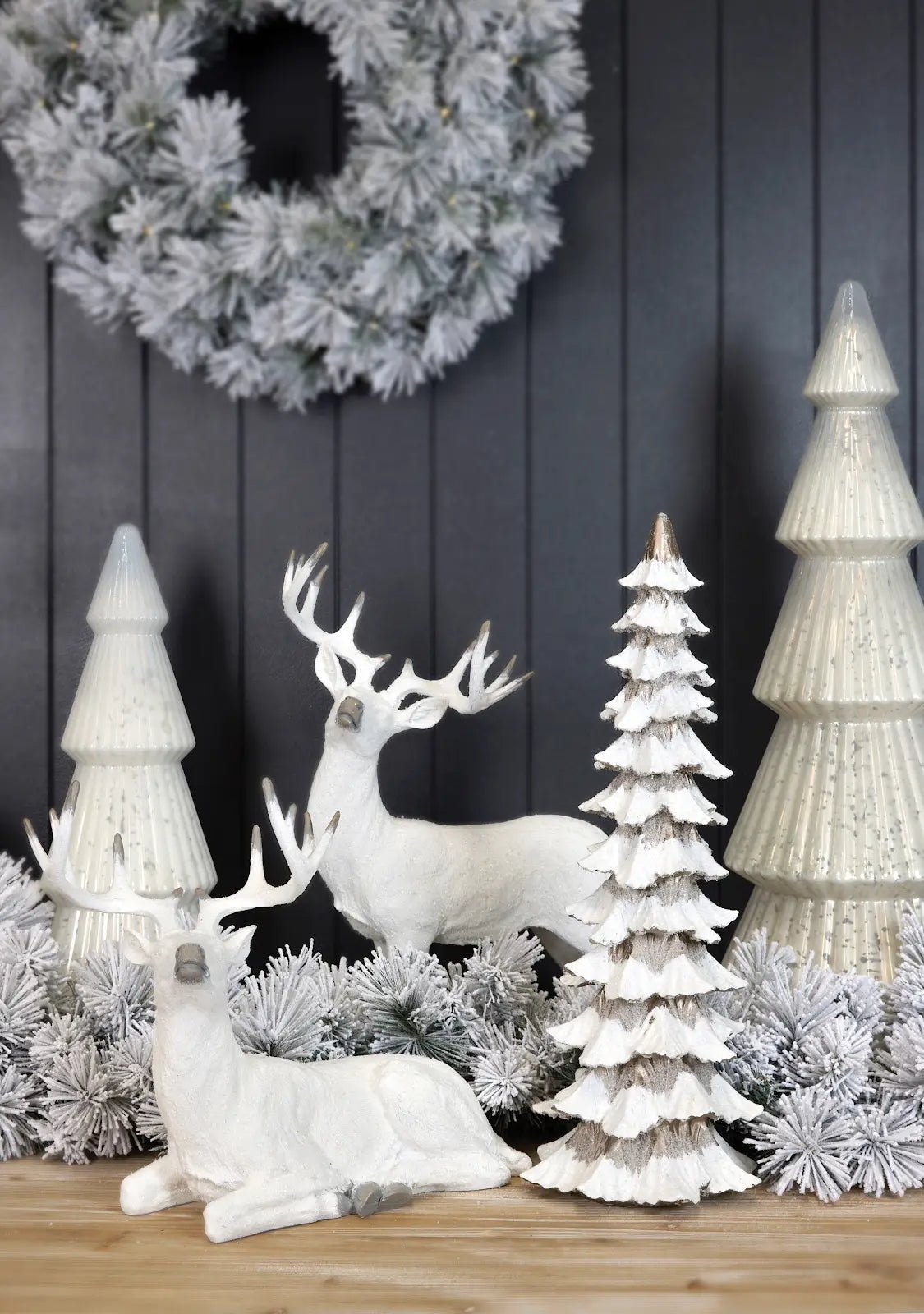 76 CM WHITE LAYERED MERCURY TREE - Pure Apotheca