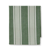 AVERY SPRUCE GREEN STRIPE TABLECLOTH 150X350CM