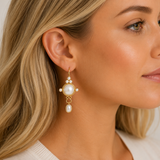 Helena Pearl Drop Earrings