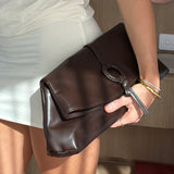 Asha Clutch - Chocolate