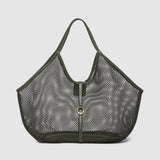 Calypso Mesh Tote Bag - Olive