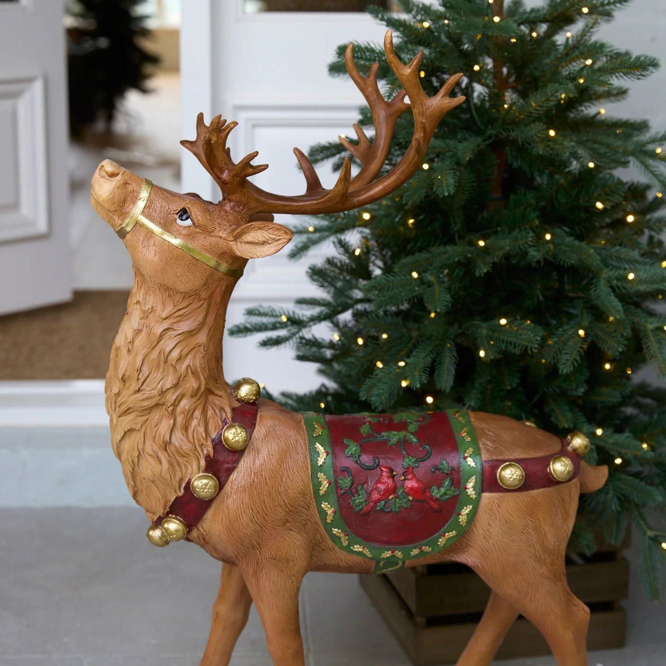 86 CM TRADITIONAL CARDINAL REINDEER - Pure Apotheca
