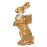 88.5 CM GOLDEN RABBIT WITH BASKET - Pure Apotheca