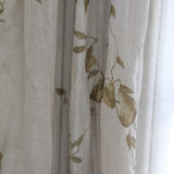 Linen Branche de Poire Curtain 140x300cm