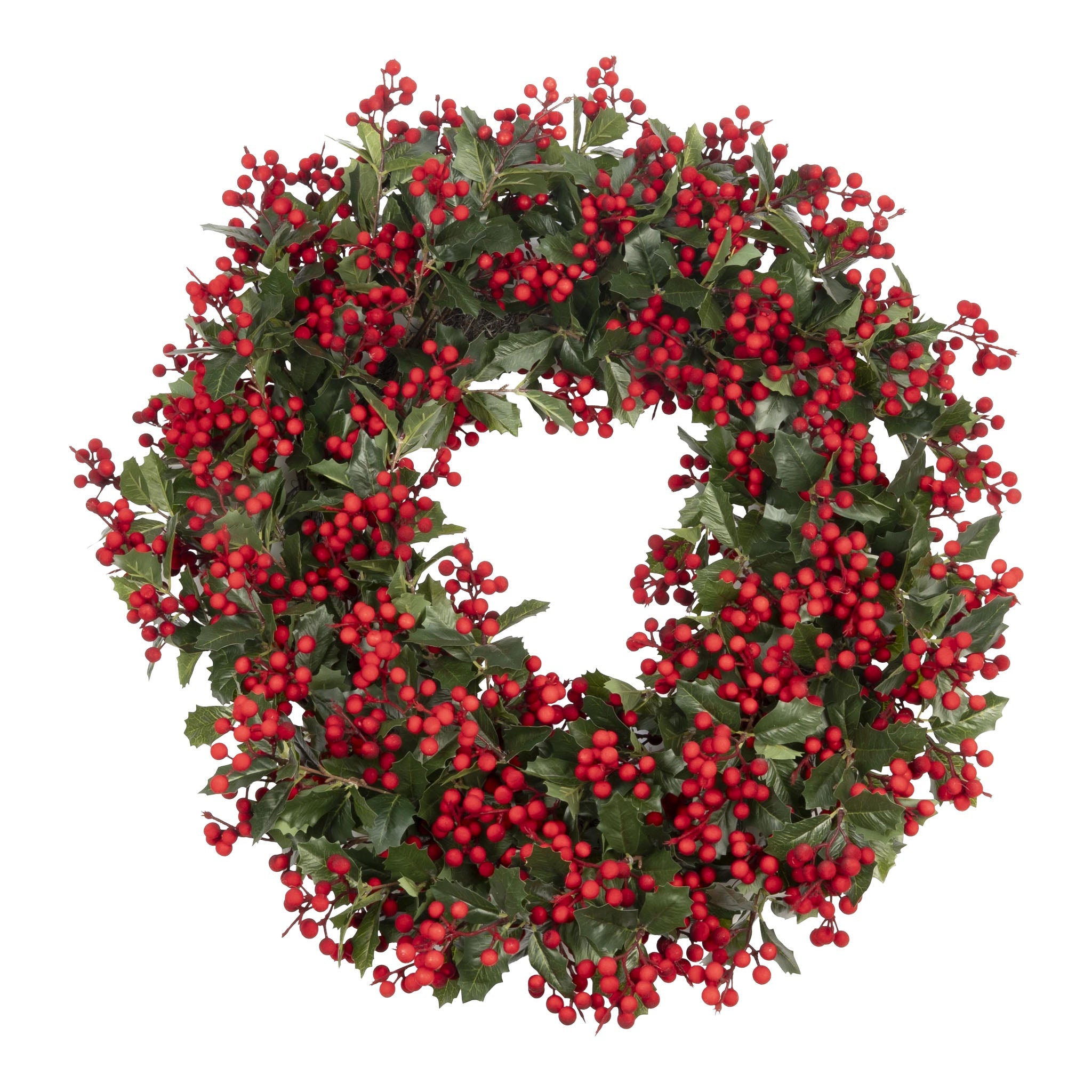 90cm Red Berry Wreath - Pure Apotheca