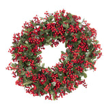 90cm Red Berry Wreath - Pure Apotheca