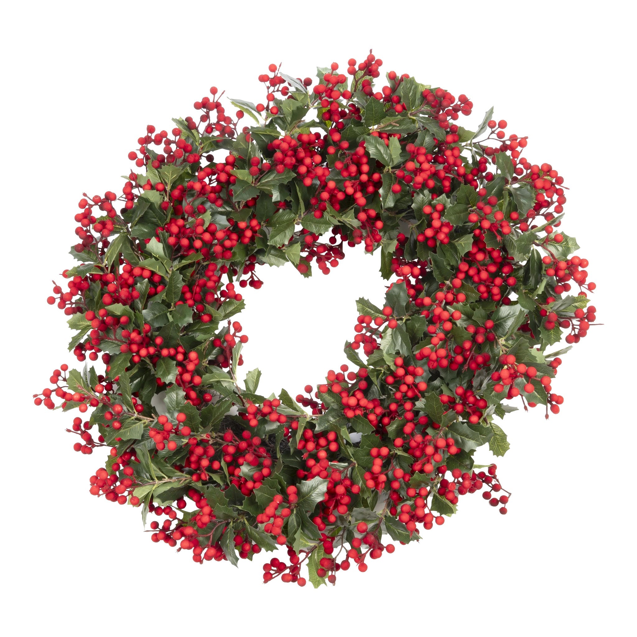 90cm Red Berry Wreath - Pure Apotheca