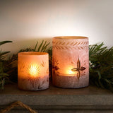 Starburst Etched Votive Small