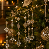 66cm Pearl Acrylic Drop Weeping Spray