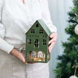 Lune Tealight House Green