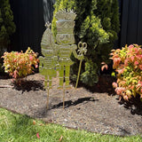 Lune Nutcracker Garden Stake Gold