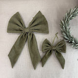 Lucia Bows Set/2 - Sage Green