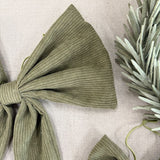 Lucia Bows Set/2 - Sage Green