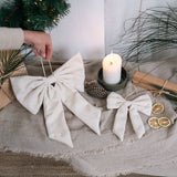 Lucia Bows Set/2 - Cream