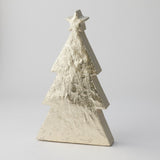 Christmas Tree Paper Mache Sculpture Large