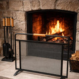 Roc Fire Screen Timber Handle