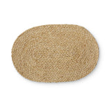 Braided Light Natural Oval Placemat 30x45cm